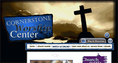 Desktop Screenshot of cornerstoneworshipctr.org